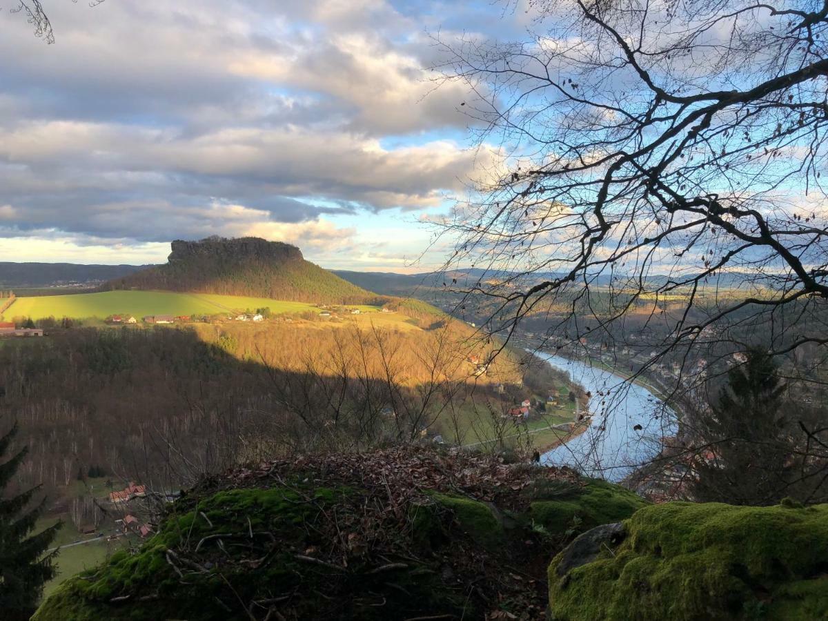 Moderne Pension Vonbartsch Mit Ladestation In Der Saechsischen Schweiz Struppen Exteriör bild