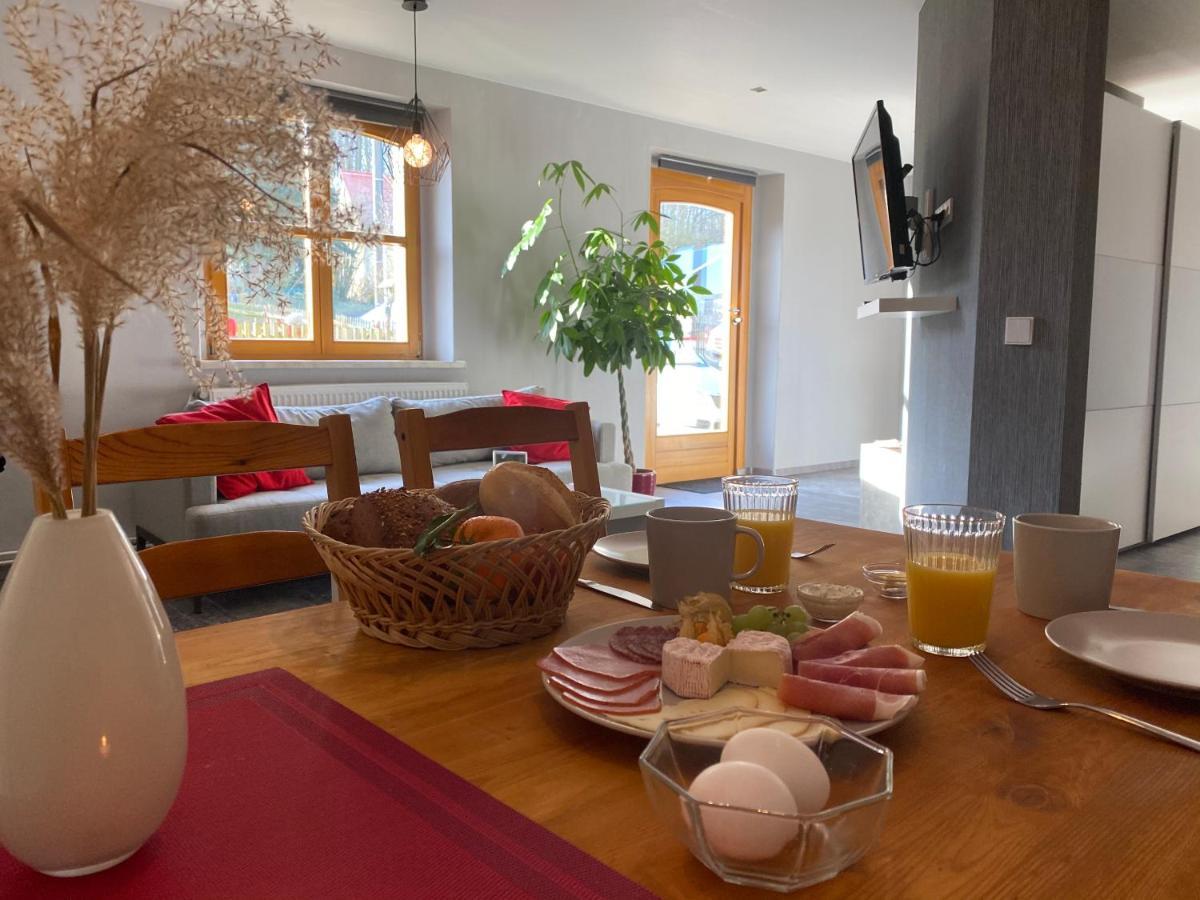 Moderne Pension Vonbartsch Mit Ladestation In Der Saechsischen Schweiz Struppen Exteriör bild